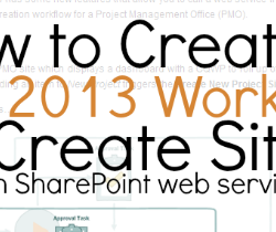 How to Create Sites with an SPD 2013 Workflow