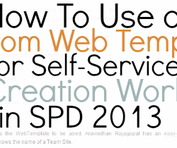 How to Use a Custom Web Template